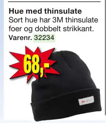 Harald Nyborg Hue med thinsulate tilbud