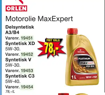 Harald Nyborg Motorolie MaxExpert tilbud