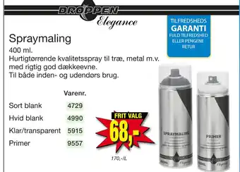 Harald Nyborg Spraymaling tilbud