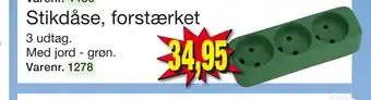 Harald Nyborg Stikdåse, forstærket tilbud