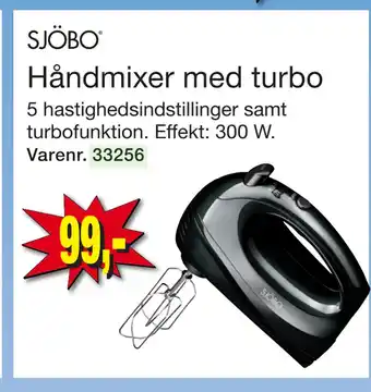 Harald Nyborg Håndmixer med turbo tilbud