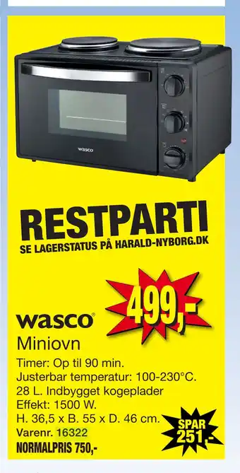 Harald Nyborg Miniovn tilbud