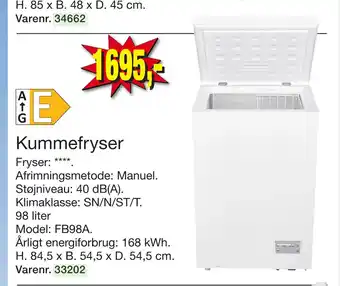 Harald Nyborg Kummefryser tilbud
