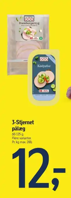 Føtex 3-Stjernet pålæg tilbud