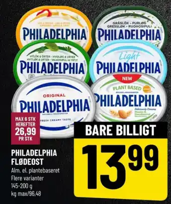 Løvbjerg PHILADELPHIA FLØDEOST tilbud