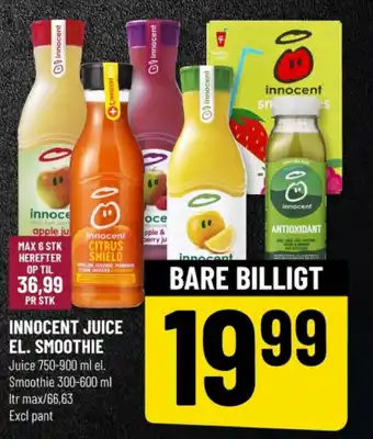 Løvbjerg INNOCENT JUICE EL. SMOOTHIE tilbud