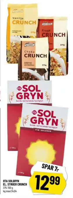 Løvbjerg OTA SOLGRYN EL. STRUER CRUNCH tilbud