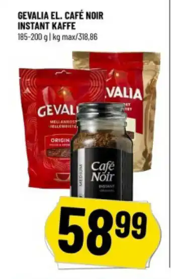 Løvbjerg GEVALIA EL. CAFÉ NOIR INSTANT KAFFE tilbud