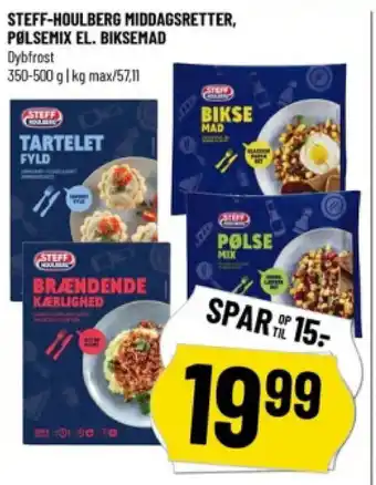 Løvbjerg STEFF-HOULBERG MIDDAGSRETTER, PØLSEMIX EL. BIKSEMAD tilbud