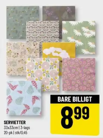 Løvbjerg SERVIETTER tilbud