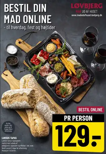 Løvbjerg LUKSUS TAPAS tilbud