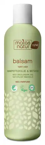 Matas Hampefrøolie & Betaine Balsam tilbud