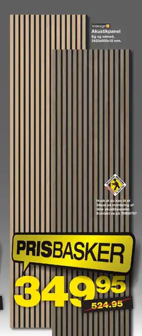 Bauhaus Akustikpanel tilbud
