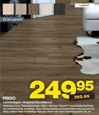Bauhaus Laminatgulv Original Excellence tilbud