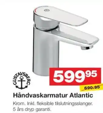 Håndvaskarmatur Atlantic