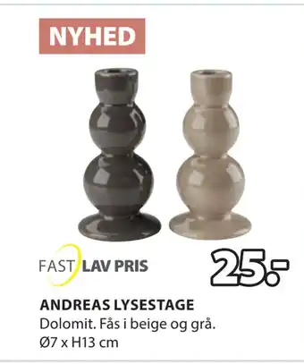 JYSK ANDREAS LYSESTAGE tilbud