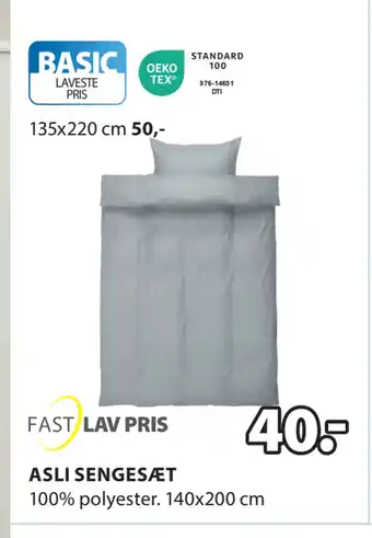 JYSK ASLI SENGESÆT tilbud