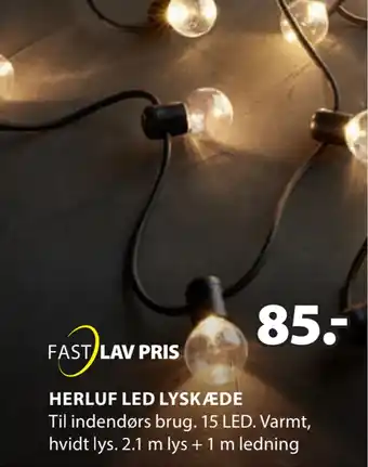 JYSK HERLUF LED LYSKÆDE tilbud