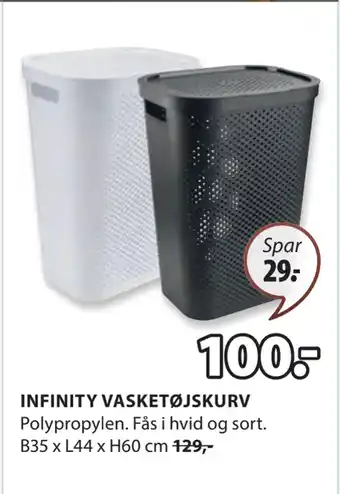 JYSK INFINITY VASKETØJSKURV tilbud