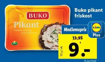 Lidl Buko pikant friskost tilbud