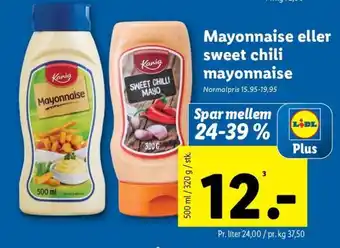 Mayonnaise eller sweet chili mayonnaise