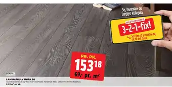 jem & fix LAMINATGULV MØRK EG tilbud