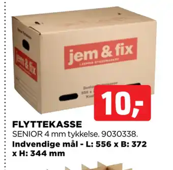 jem & fix FLYTTEKASSE tilbud