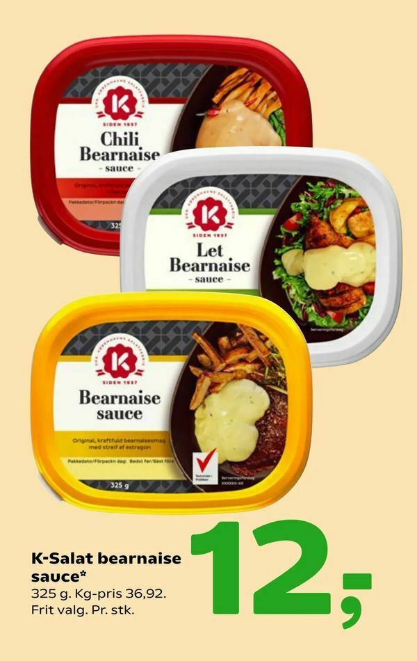 KSalat bearnaise sauce tilbud hos Coop 365