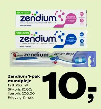 Coop 365 Zendium 1-pak mundpleje tilbud
