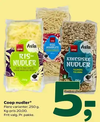 Coop 365 Coop nudler tilbud