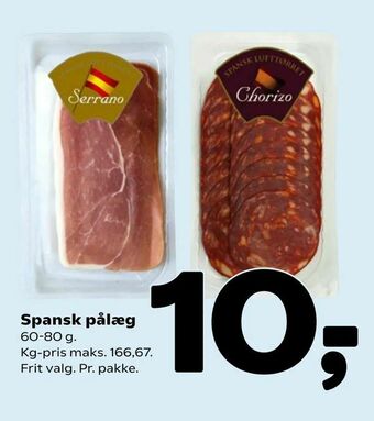 Coop 365 Spansk pålæg tilbud