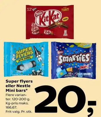 Coop 365 Super flyers eller Nestle Mini bars tilbud