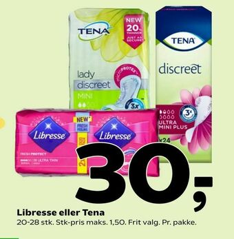 Coop 365 Libresse eller Tena tilbud
