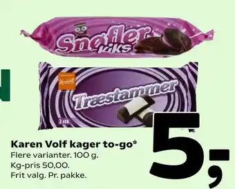 Coop 365 Karen Volf kager to-go tilbud