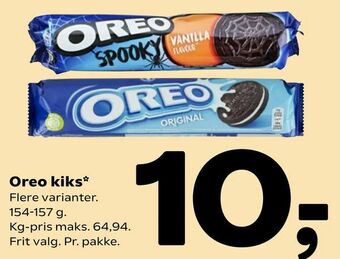 Coop 365 Oreo kiks tilbud