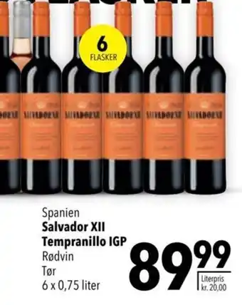 Salvador XII Tempranillo IGP