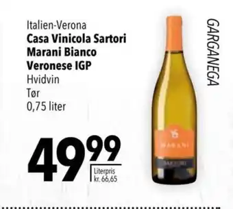 Citti Casa Vinicola Sartori Marani Bianco Veronese IGP tilbud