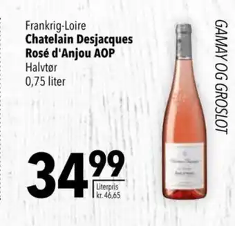 Citti Chatelain Desjacques Rosé d'Anjou AOP tilbud