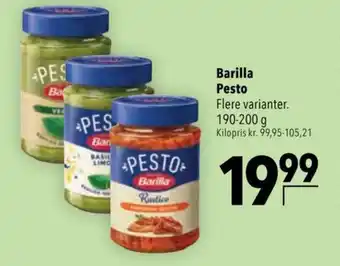 Citti Barilla Pesto tilbud