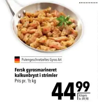 Citti Fersk gyrosmarineret kalkunbryst i strimler tilbud
