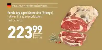 Citti Fersk dry aged Entrecôte (Ribeye) tilbud