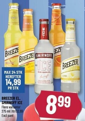 Breezer El. Smirnoff Ice