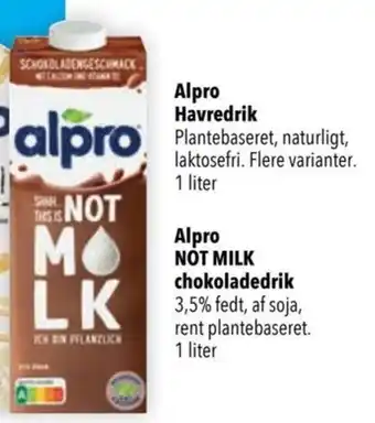 Citti Alpro NOT MILK chokoladedrik tilbud
