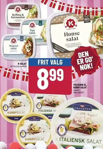 Løvbjerg K-Salat 100-175g tilbud