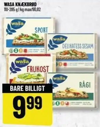 Løvbjerg Wasa Knækbrød 110-285 g tilbud