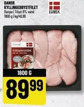 Løvbjerg Dansk Kyllingebrystfilet 1800g tilbud
