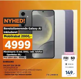 Power SAMSUNG GALAXY S24 128 GB tilbud