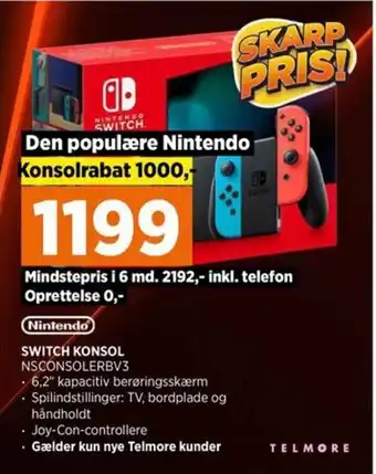 Power SWITCH KONSOL tilbud