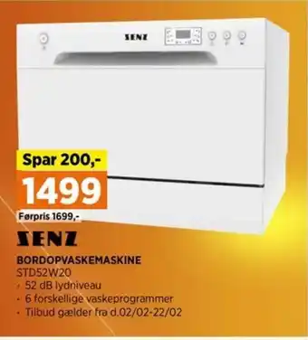 BORDOPVASKEMASKINE