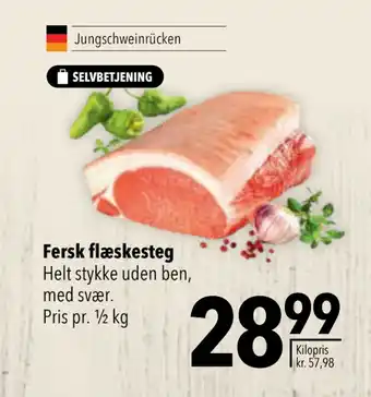 Fersk flæskesteg